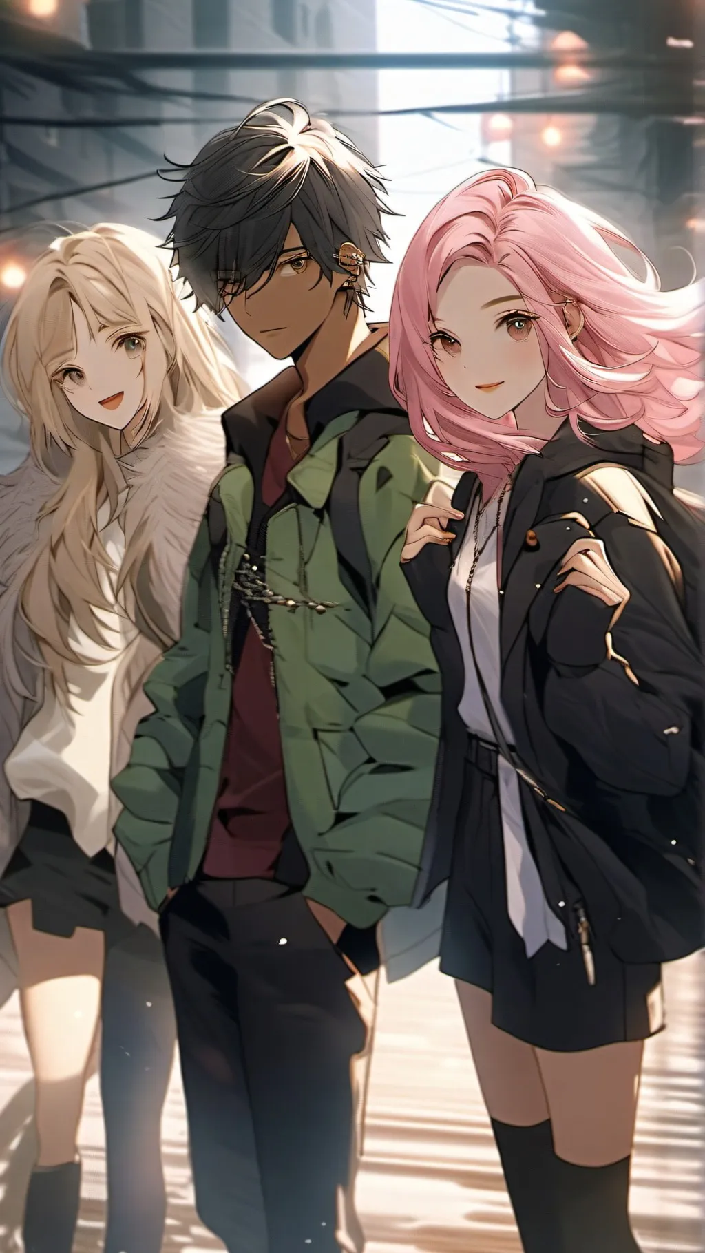 ai character: Double Rejection background