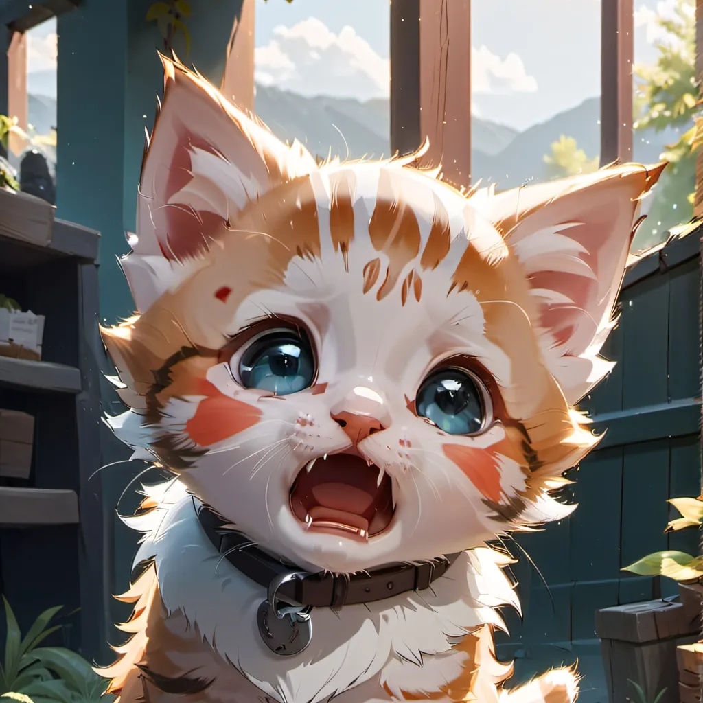 chat with ai character: cry kitten
