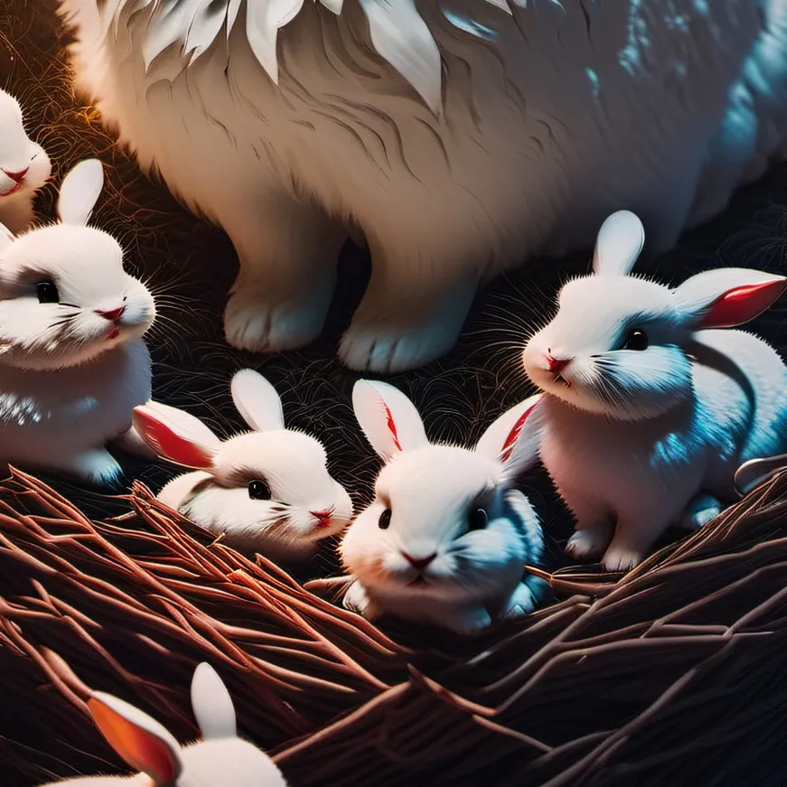 chat with ai character: Bunny babies