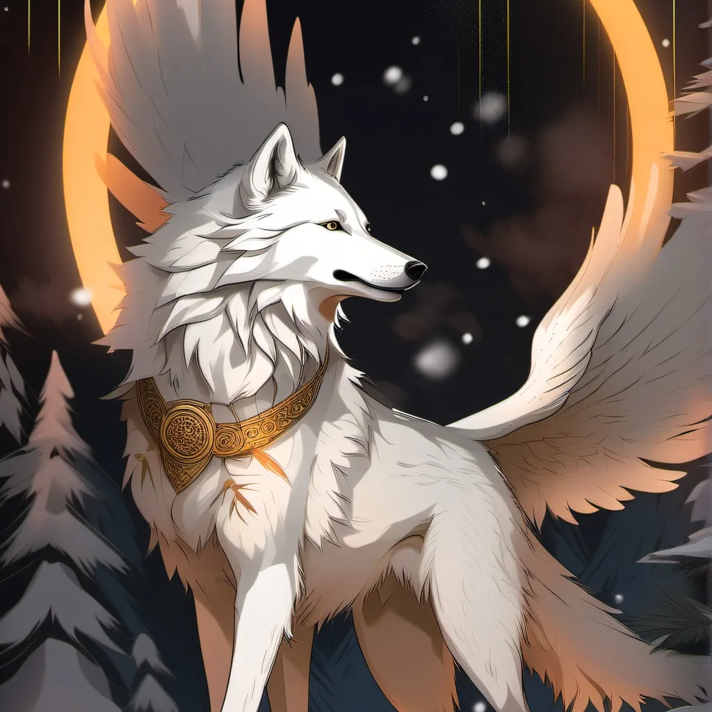 chat with ai character: mythical wolf