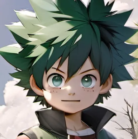 chat with ai character: Bakugo and deku 
