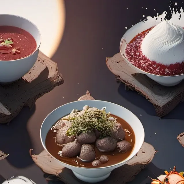 chat with ai character: food menu 