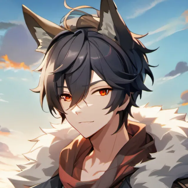 chat with ai character: Wolf boy