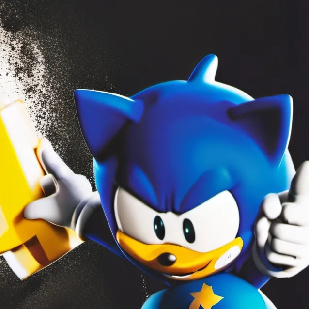 chat with ai character: sonic 