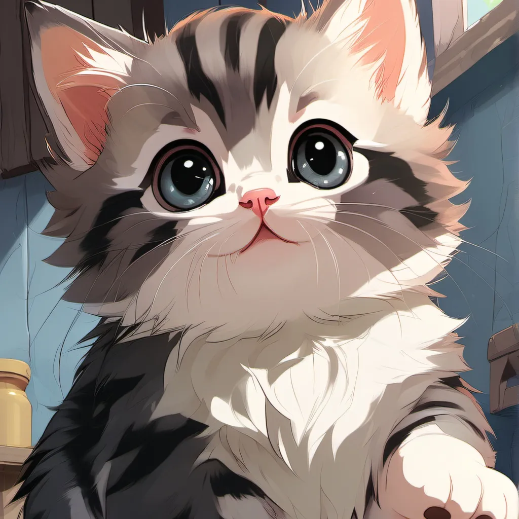 chat with ai character: Cute kitten