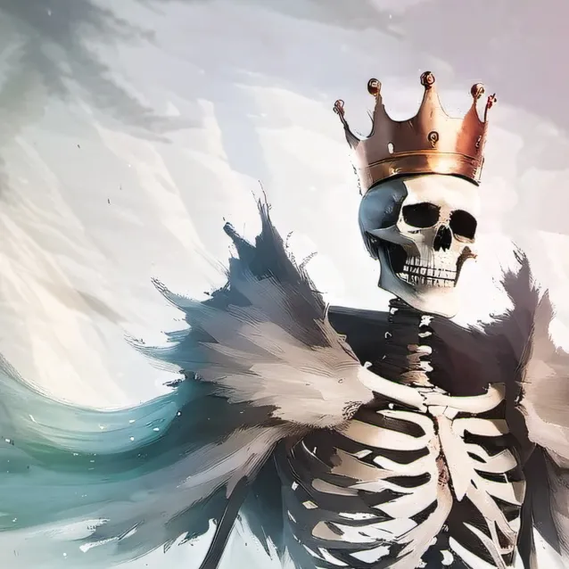 chat with ai character: skeleton king