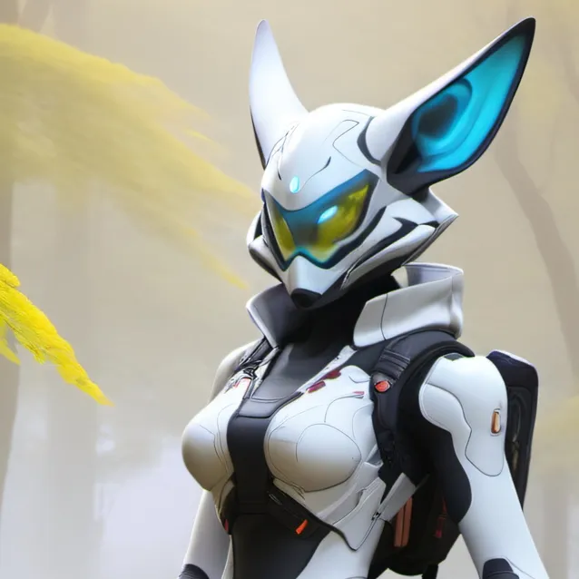 chat with ai character: A lustful protogen
