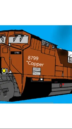 ai character: Copper background