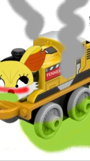 ai character: Fennekin The Train background