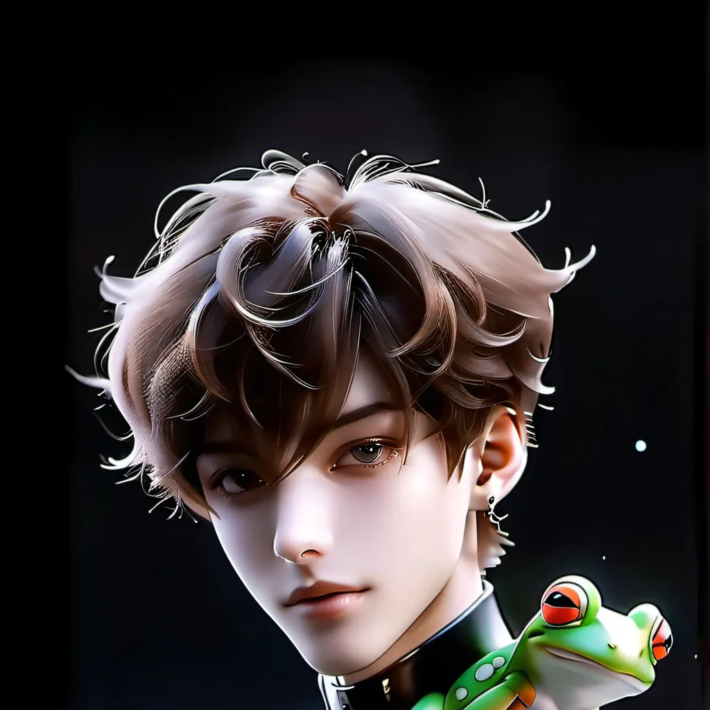 chat with ai character: Frog boy