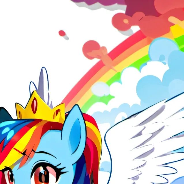 chat with ai character: Rainbow dash (mlp)