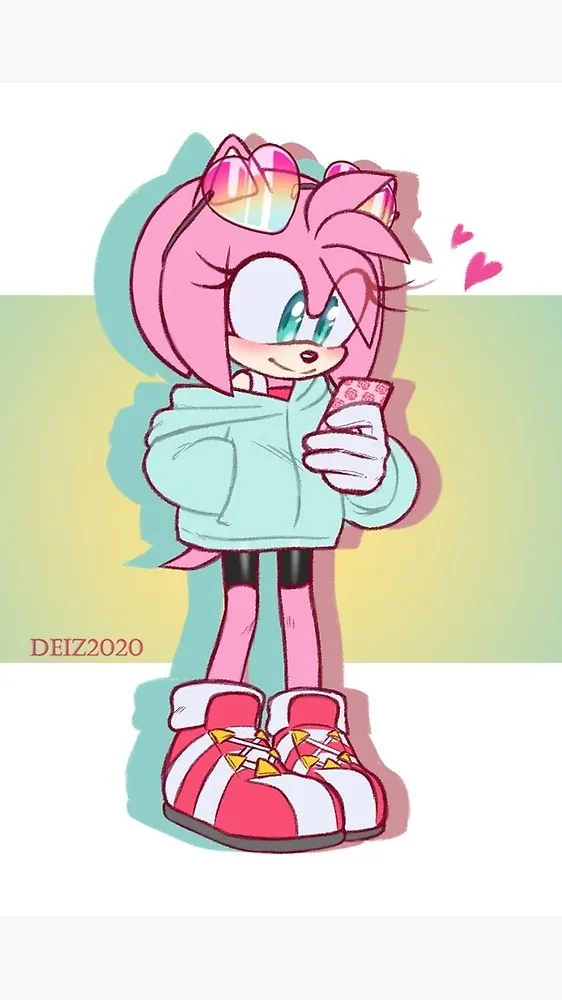 ai character: Amy Rose background