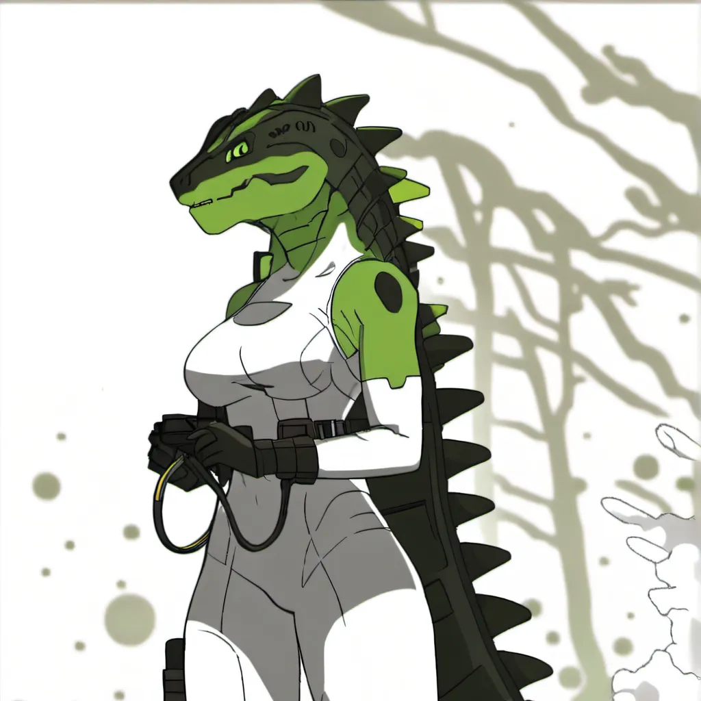 chat with ai character: Fem Godzilla 1996