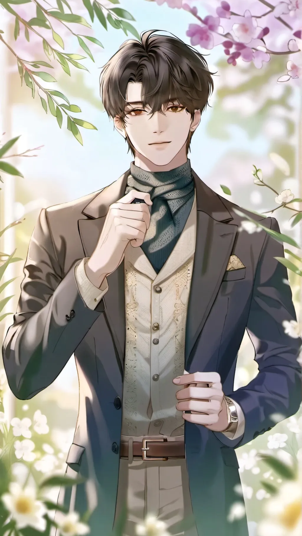 ai character: Kai ♥️ background