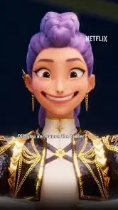 ai character: Kpop demon hunters background