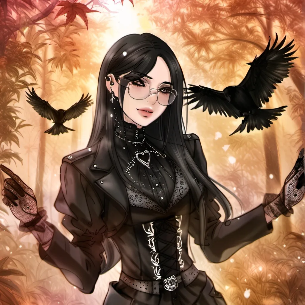 chat with ai character: raven/black raven
