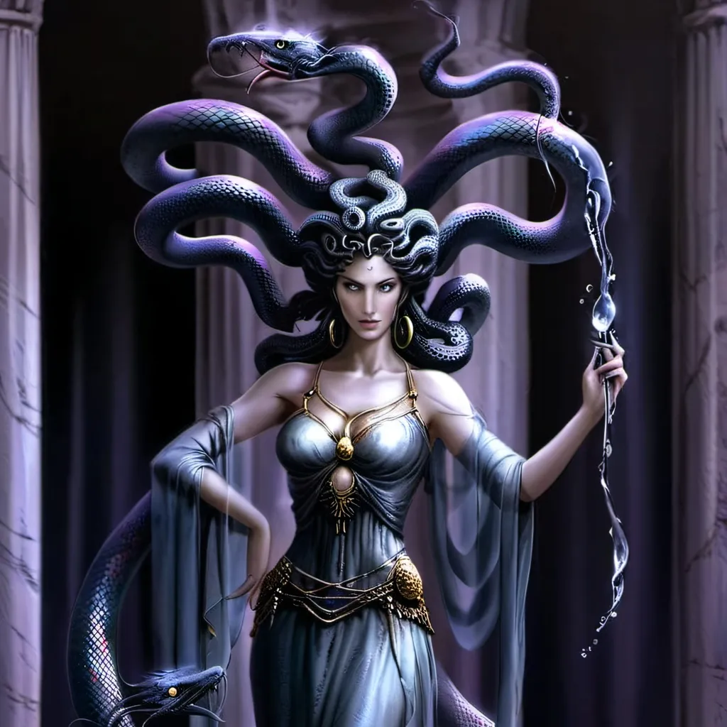 chat with ai character: Medusa The Gorgon