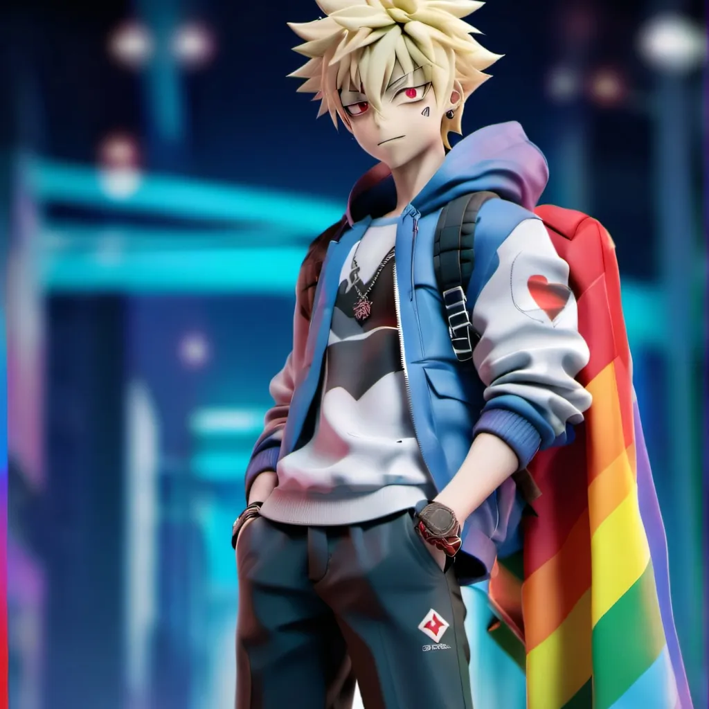 chat with ai character: Bakugou(Pride) 