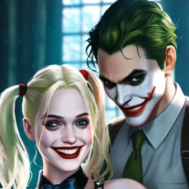 chat with ai character: Harley and joker
