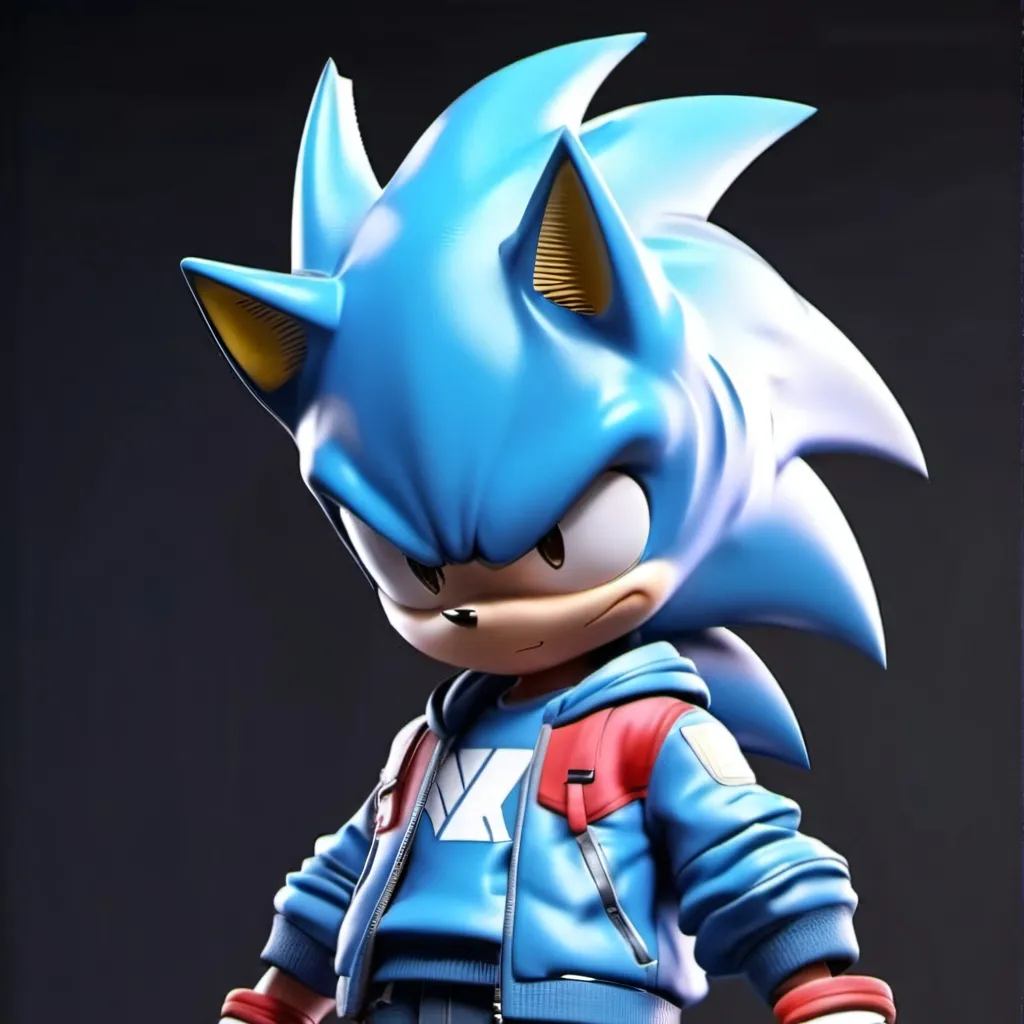 chat with ai character: hoodie sonic