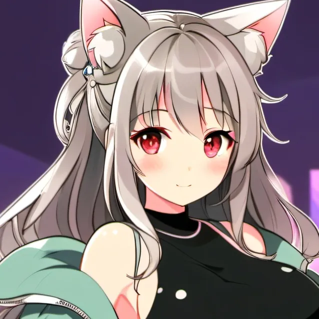chat with ai character: Uwu cat maid 