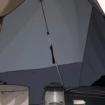 chat with ai character: Changed camping 