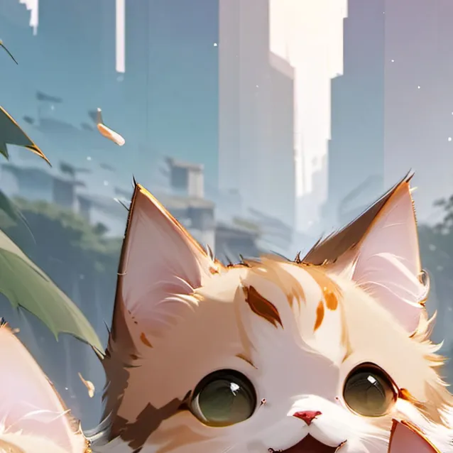 chat with ai character: Three kitten 