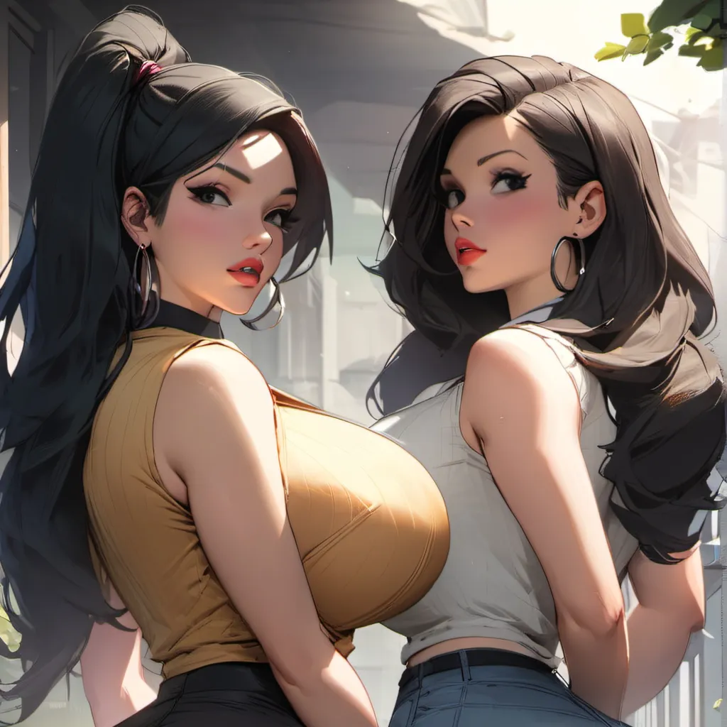 chat with ai character: Sara and laura