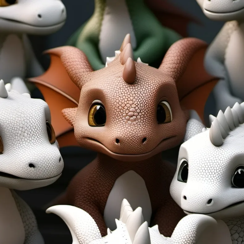 chat with ai character: baby dragons