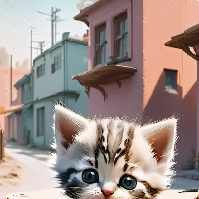 chat with ai character: poor kitten 