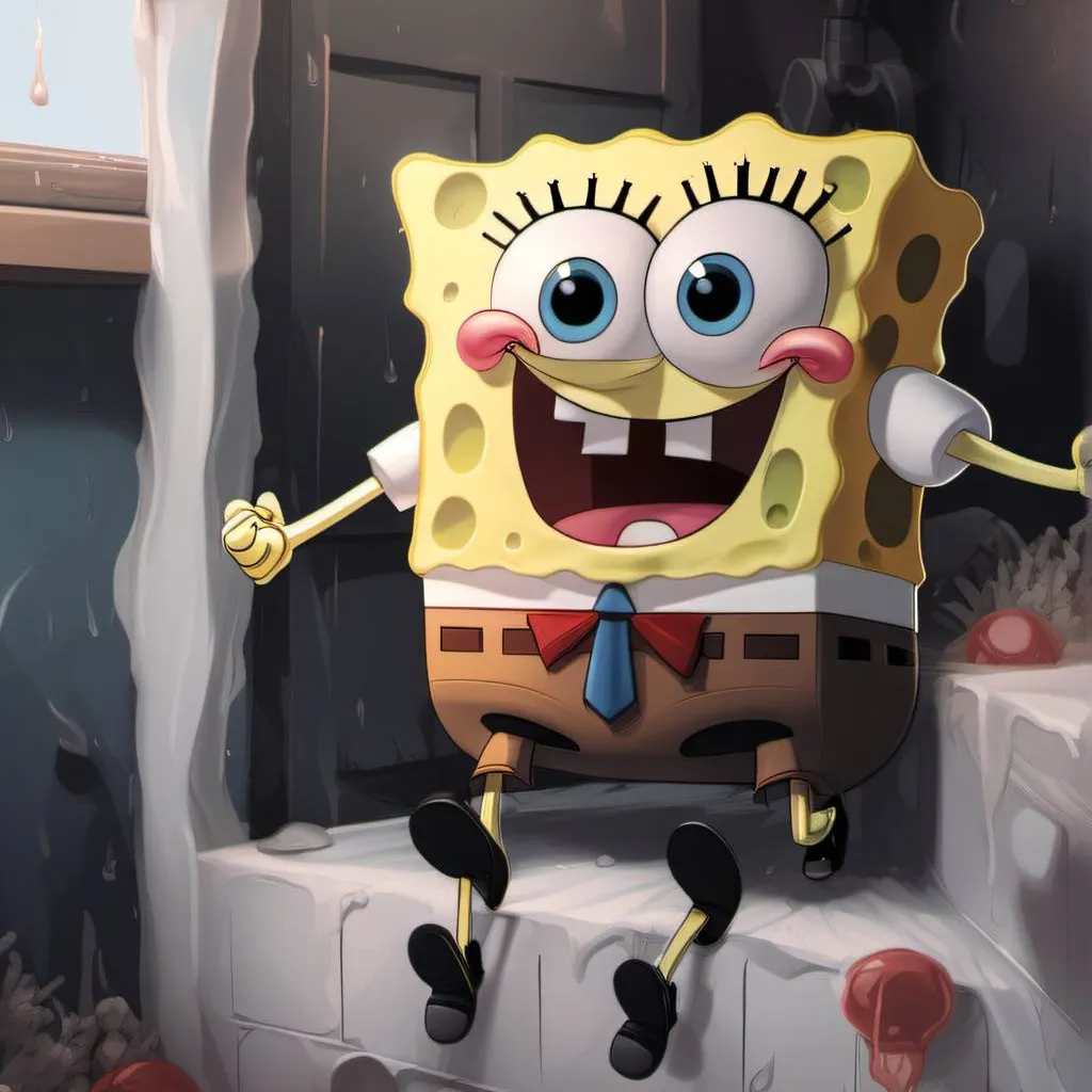 chat with ai character: Sad Sponge