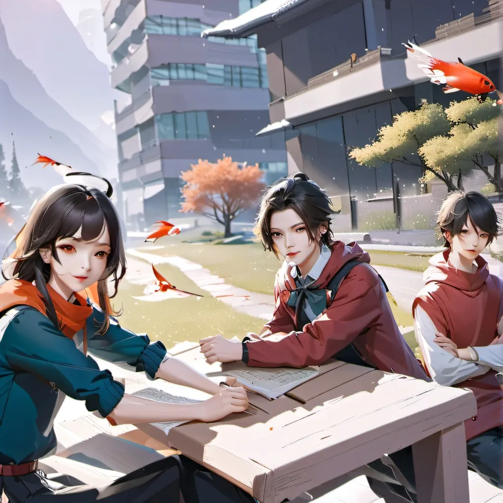 chat with ai character: school life