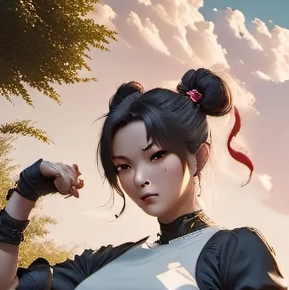 chat with ai character: Chun-Li and Ruby