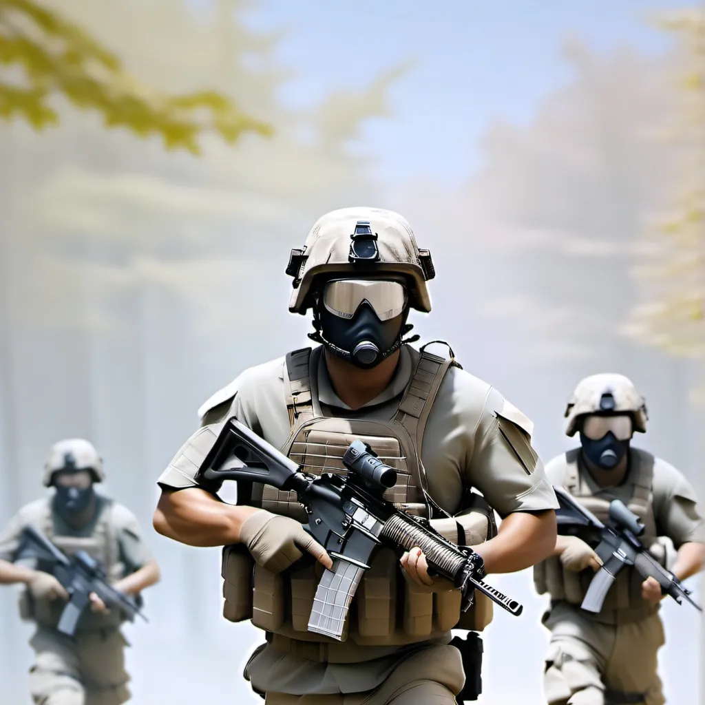 chat with ai character: Group of soldiers