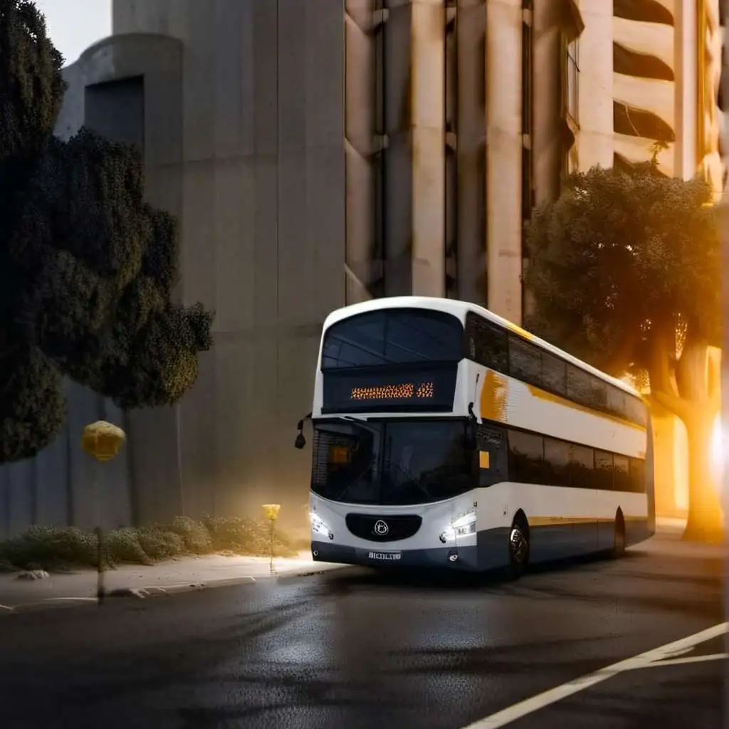 chat with ai character: bus with something