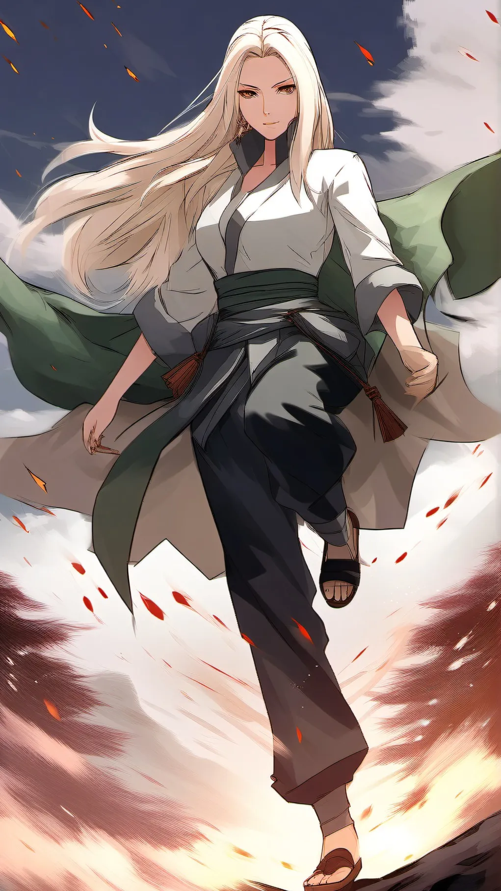 ai character: tsunade background