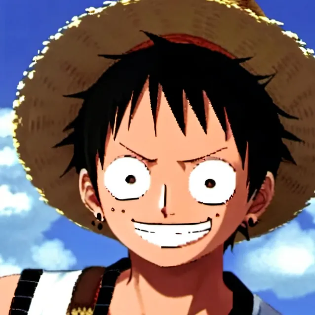 chat with ai character: Luffy jr