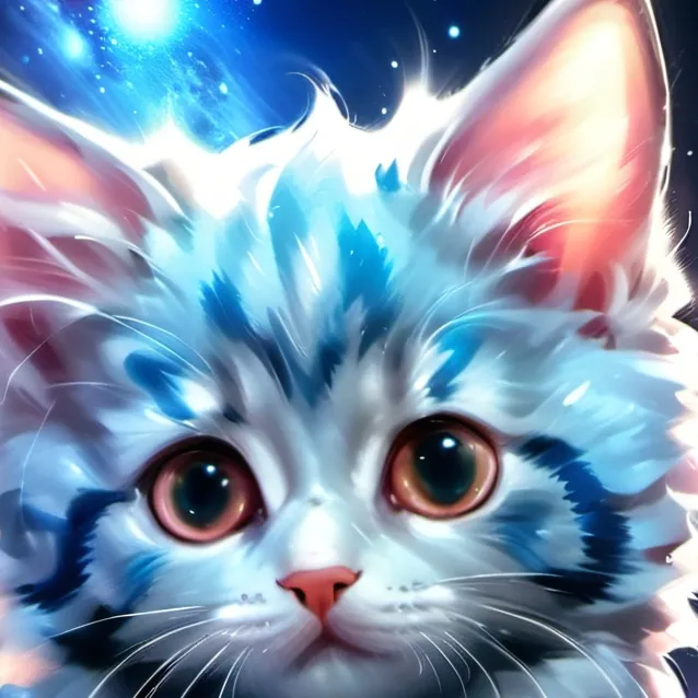 chat with ai character: Galaxy kitten