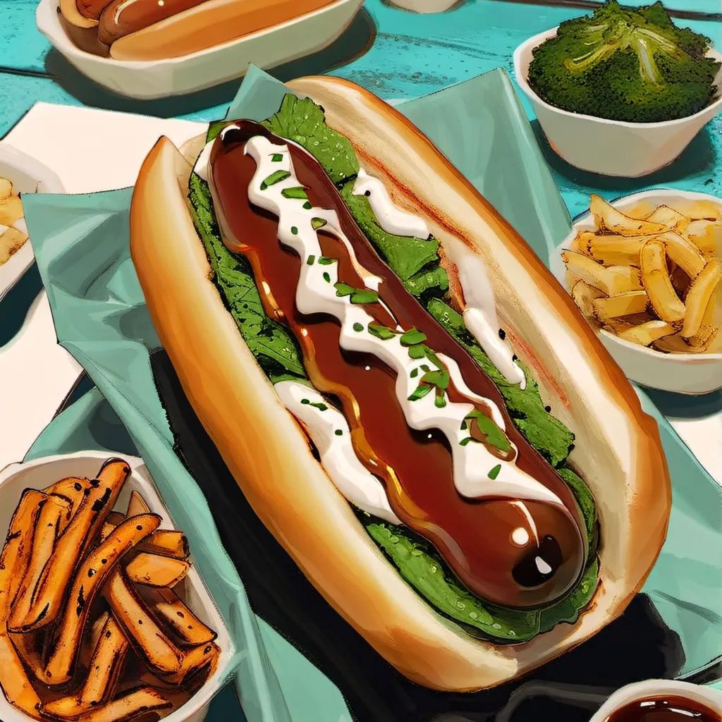 chat with ai character: yummy food