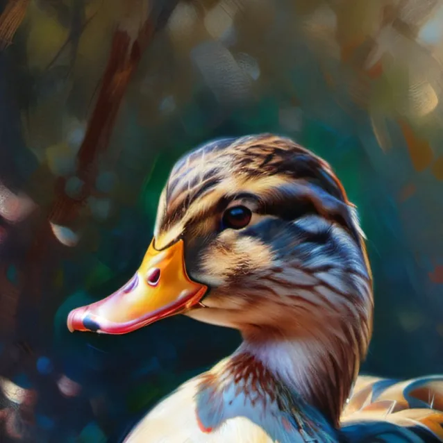 chat with ai character: duck