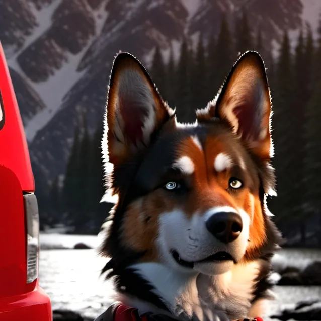 chat with ai character: rescue dog