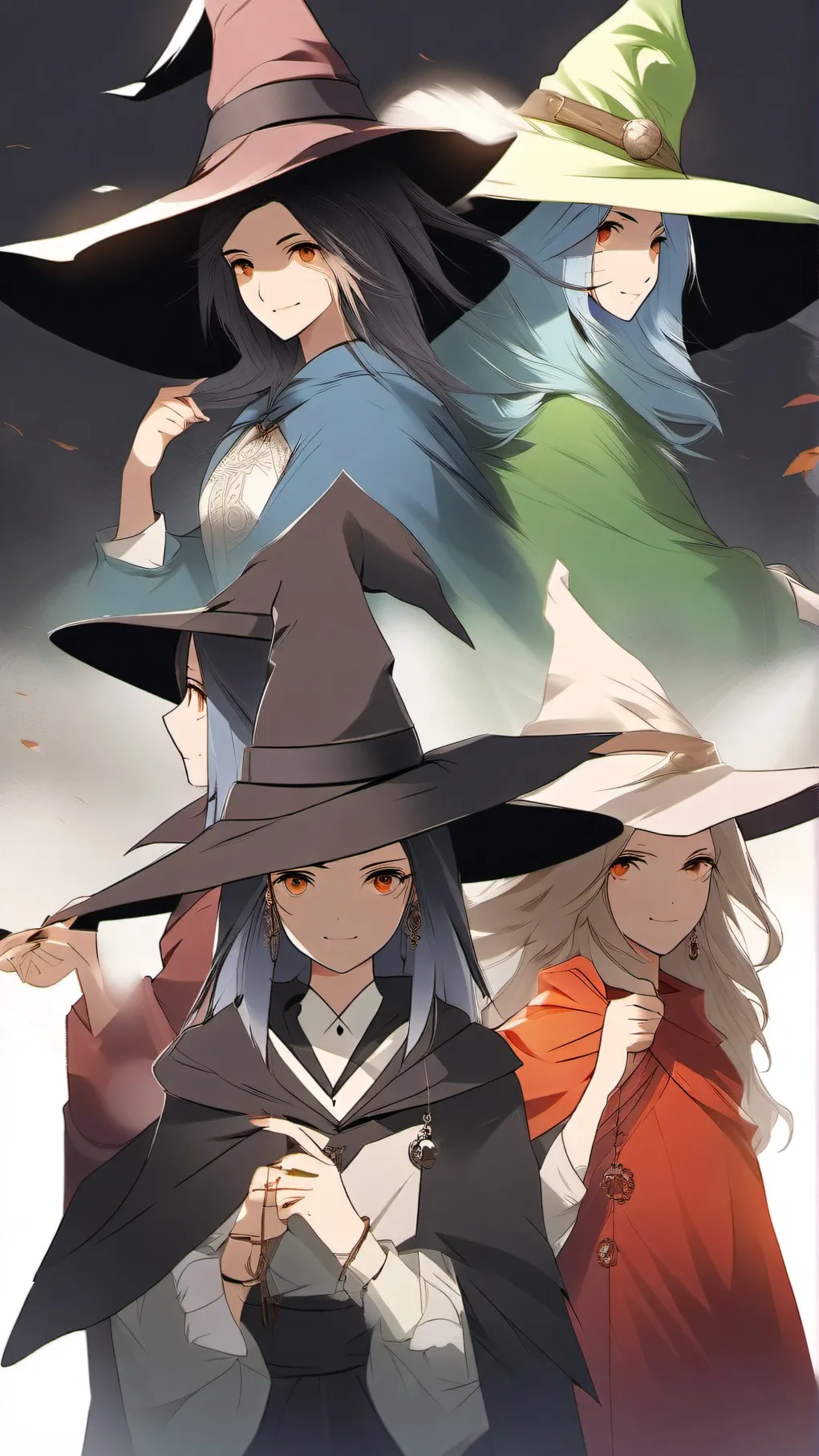 ai character: Evil Witches 😈 background