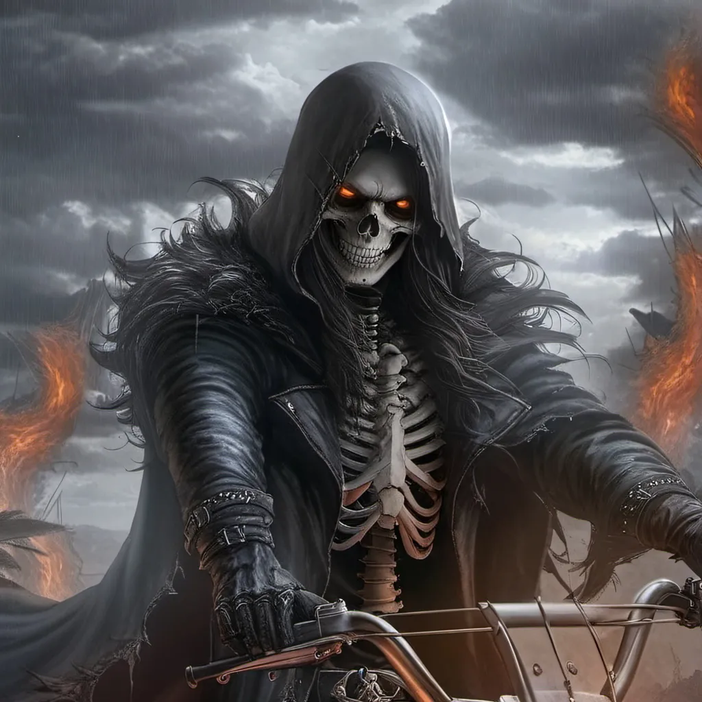 chat with ai character: The Hell rider