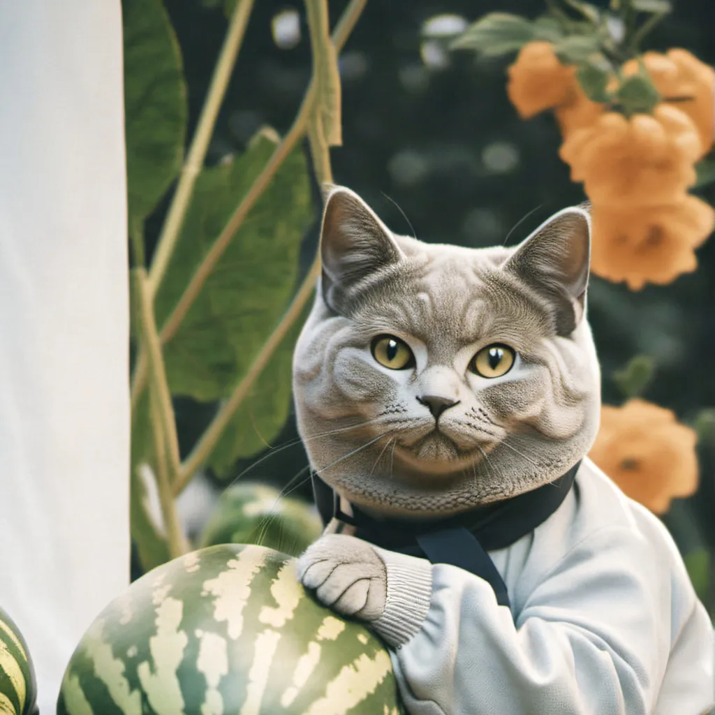 chat with ai character: Watermelon cat