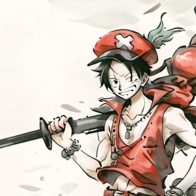 chat with ai character: luffy