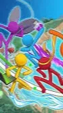 ai character: Animation versus background