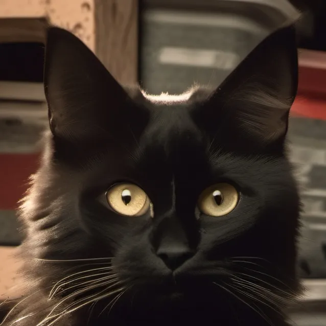 chat with ai character: Cute Black Cat