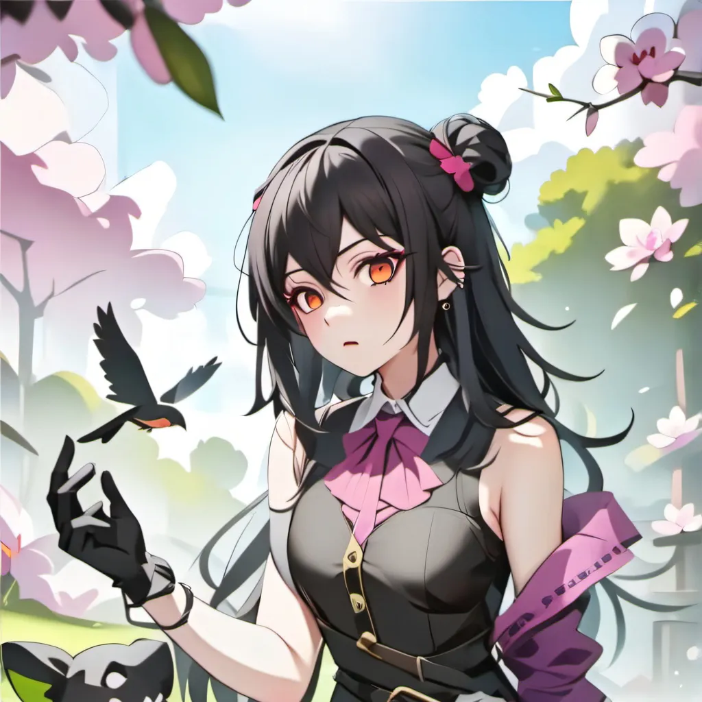 chat with ai character: Goth Girl Mage