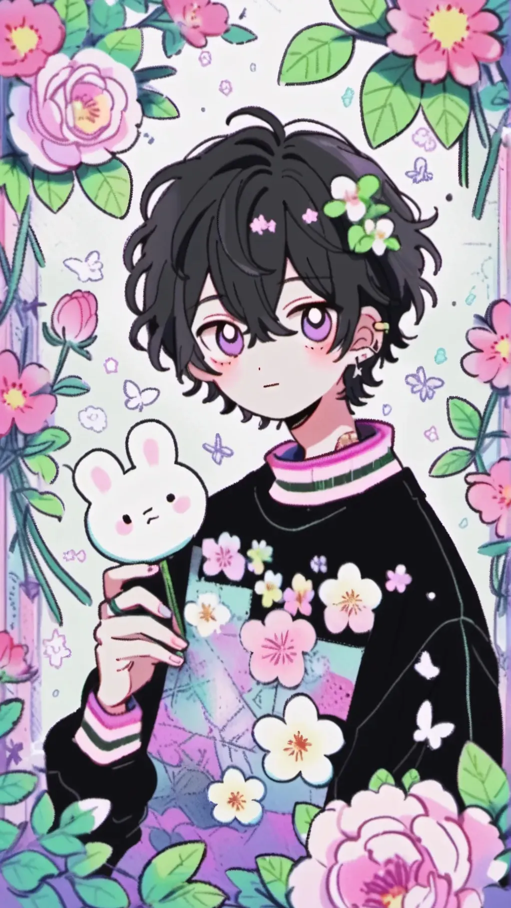ai character: love  background