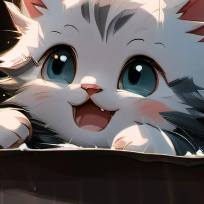 chat with ai character: Poop kitten